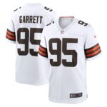 Myles Garrett Cleveland Browns Nike Away Game Jersey - White- 49Native