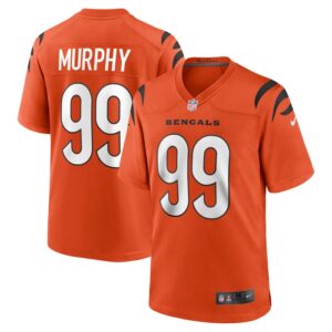 Myles Murphy Cincinnati Bengals Nike Team Game Jersey - Orange- 49Native