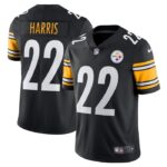 Najee Harris Pittsburgh Steelers Nike Vapor Limited Jersey - Black- 49Native