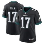 Nakobe Dean Philadelphia Eagles Nike Alternate Game Jersey - Black- 49Native