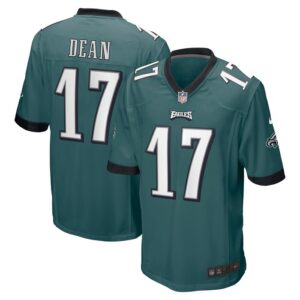 Nakobe Dean Philadelphia Eagles Nike Player Game Jersey - Green- 49Native