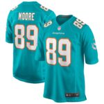 Nat Moore Miami Dolphins Nike Game Retired Player Jersey - Aqua- 49Native