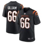 Nate Gilliam Cincinnati Bengals Nike Game Player Jersey - Black- 49Native