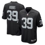 Nate Hobbs Las Vegas Raiders Nike Game Jersey - Black- 49Native