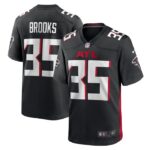 Natrone Brooks Atlanta Falcons Nike Team Game Jersey -  Black- 49Native