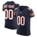 Chicago Bears Nike Vapor F.U.S.E. Elite Custom Jersey - Navy- 49Native