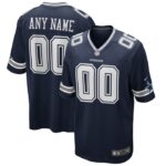 Dallas Cowboys Nike Custom Game Jersey - Navy- 49Native