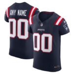 New England Patriots Nike Vapor F.U.S.E. Elite Custom Jersey - Navy- 49Native