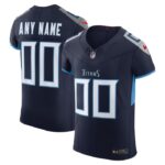 Tennessee Titans Nike  Vapor F.U.S.E. Elite Custom Jersey - Navy- 49Native