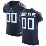 Tennessee Titans Nike Vapor Untouchable Custom Elite Jersey - Navy- 49Native