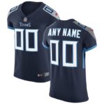 Tennessee Titans Nike Vapor Untouchable Custom Elite Jersey - Navy- 49Native