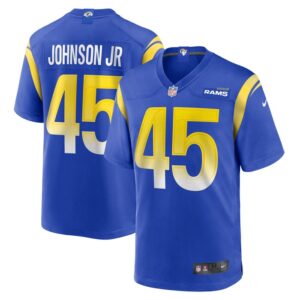 Neal Johnson Jr Los Angeles Rams Nike Game Jersey -  Royal- 49Native