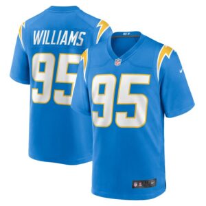 Nicholas Williams Los Angeles Chargers Nike Team Game Jersey -  Powder Blue- 49Native