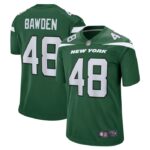 Nick Bawden New York Jets Nike Game Player Jersey - Gotham Green- 49Native