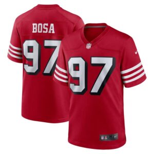 Nick Bosa San Francisco 49ers Nike Alternate Game Jersey - Scarlet- 49Native