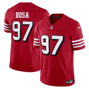 Nick Bosa San Francisco 49ers Nike Vapor F.U.S.E. Limited Jersey - Scarlet- 49Native
