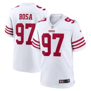 Nick Bosa San Francisco 49ers Nike Player Game Jersey - White- 49Native