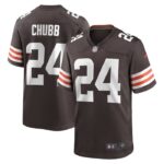 Nick Chubb Cleveland Browns Nike Game Jersey - Brown- 49Native