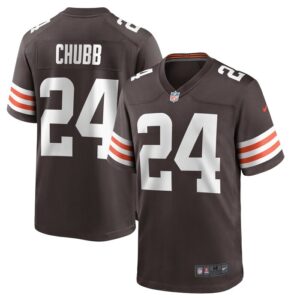 Nick Chubb Cleveland Browns Nike Player Game Jersey - Brown- 49Native