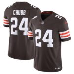 Nick Chubb Cleveland Browns Nike Vapor F.U.S.E. Limited Jersey - Brown- 49Native
