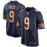 Nick Foles Chicago Bears Nike Game Player Jersey - Navy- 49Native
