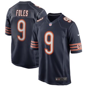 Nick Foles Chicago Bears Nike Game Player Jersey - Navy- 49Native