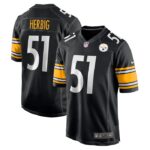 Nick Herbig Pittsburgh Steelers Nike  Game Jersey -  Black- 49Native