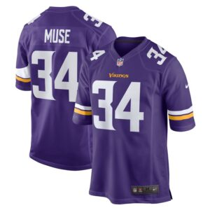 Nick Muse Minnesota Vikings Nike Home Game Player Jersey - Purple- 49Native