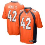 Nik Bonitto Denver Broncos Nike Game Player Jersey - Orange- 49Native
