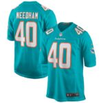 Nik Needham Miami Dolphins Nike Game Jersey - Aqua- 49Native