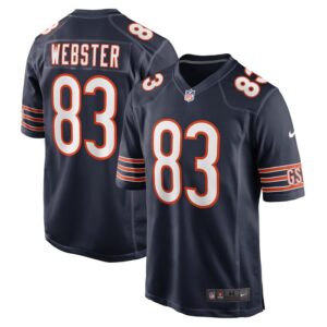 Nsimba Webster Chicago Bears Nike Team Game Jersey -  Navy- 49Native