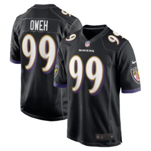 Odafe Oweh Baltimore Ravens Nike Game Jersey - Black- 49Native