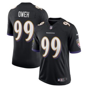 Odafe Oweh Baltimore Ravens Nike Vapor Limited Jersey - Black- 49Native