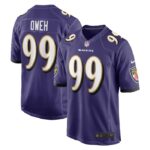 Odafe Oweh Baltimore Ravens Nike Game Jersey - Purple- 49Native