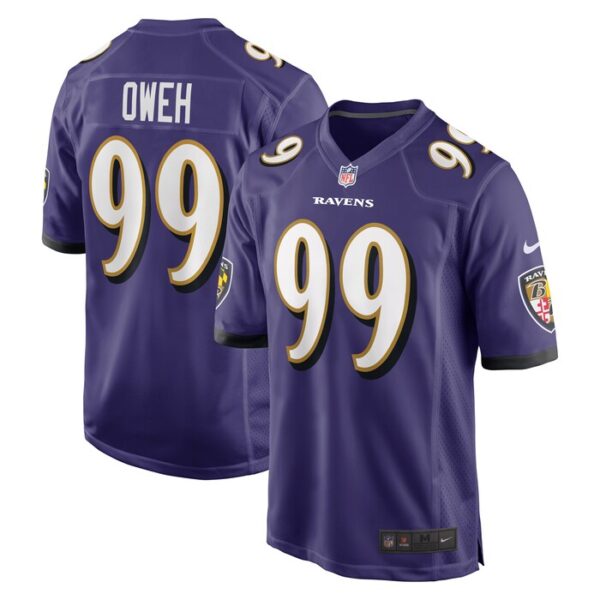 Odafe Oweh Baltimore Ravens Nike Game Jersey - Purple- 49Native
