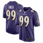 Odafe Oweh Baltimore Ravens Nike Game Player Jersey - Purple- 49Native