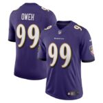 Odafe Oweh Baltimore Ravens Nike Vapor Limited Jersey - Purple- 49Native