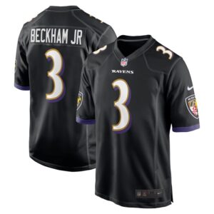 Odell Beckham Jr. Baltimore Ravens Nike Alternate Game Jersey - Black- 49Native