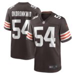Ogbonnia Okoronkwo Cleveland Browns Nike Game Player Jersey - Brown- 49Native