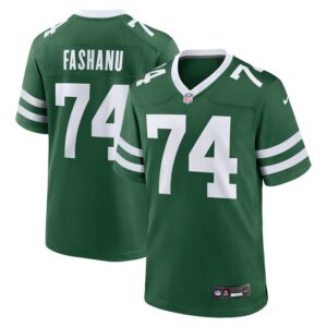 Olu Fashanu New York Jets Nike 2024 NFL Draft First Round Pick Player Game Jersey - Gotham Green- 49Native