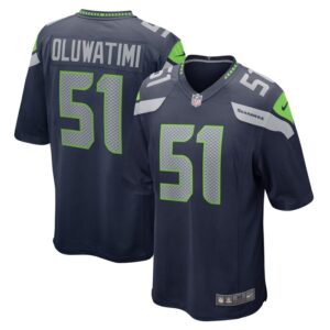 Olusegun Oluwatimi Seattle Seahawks Nike  Game Jersey - College Navy- 49Native