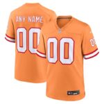 Tampa Bay Buccaneers Nike Custom Throwback Game Jersey - Orange- 49Native