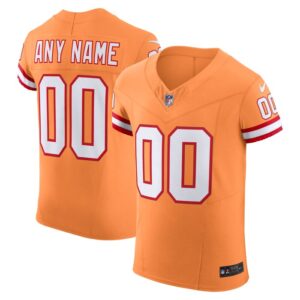 Tampa Bay Buccaneers Nike  Vapor F.U.S.E. Elite Custom Jersey - Orange- 49Native