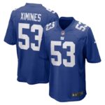 Oshane Ximines New York Giants Nike Game Jersey - Royal- 49Native