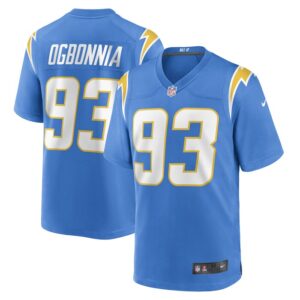 Otito Ogbonnia Los Angeles Chargers Nike Game Player Jersey - Powder Blue- 49Native