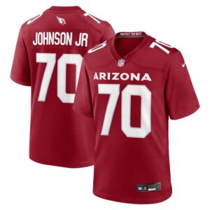 Paris Johnson Jr. Arizona Cardinals Nike 2023 NFL Draft First Round Pick Game Jersey - Cardinal- 49Native