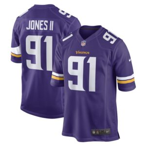 Patrick Jones II Minnesota Vikings Nike Team Game Player Jersey - Purple- 49Native