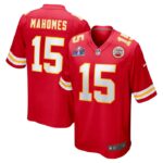 Patrick Mahomes Kansas City Chiefs Nike Super Bowl LVIII Game Jersey - Red- 49Native
