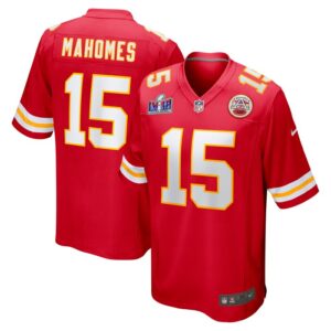 Patrick Mahomes Kansas City Chiefs Nike Super Bowl LVIII Game Jersey - Red- 49Native