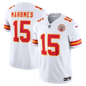 Patrick Mahomes Kansas City Chiefs Nike Vapor F.U.S.E. Limited Jersey - White- 49Native
